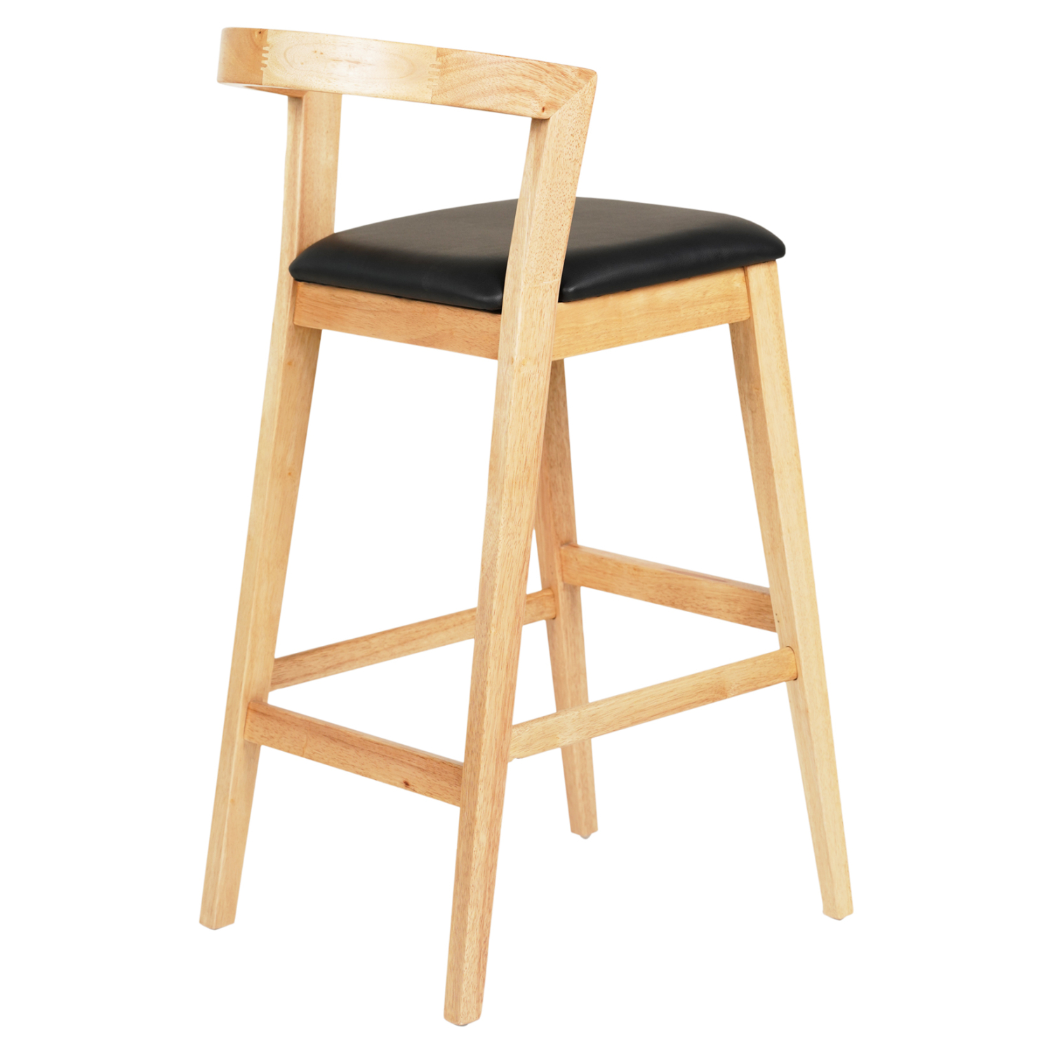 ΣΚΑΜΠΟ ΜΠΑΡ NAMI HM9952.01 RUBBERWOOD ΣΕ ΟΑΚ-ΜΑΥΡΟ PU 47,5x59x102,5Υεκ. 4