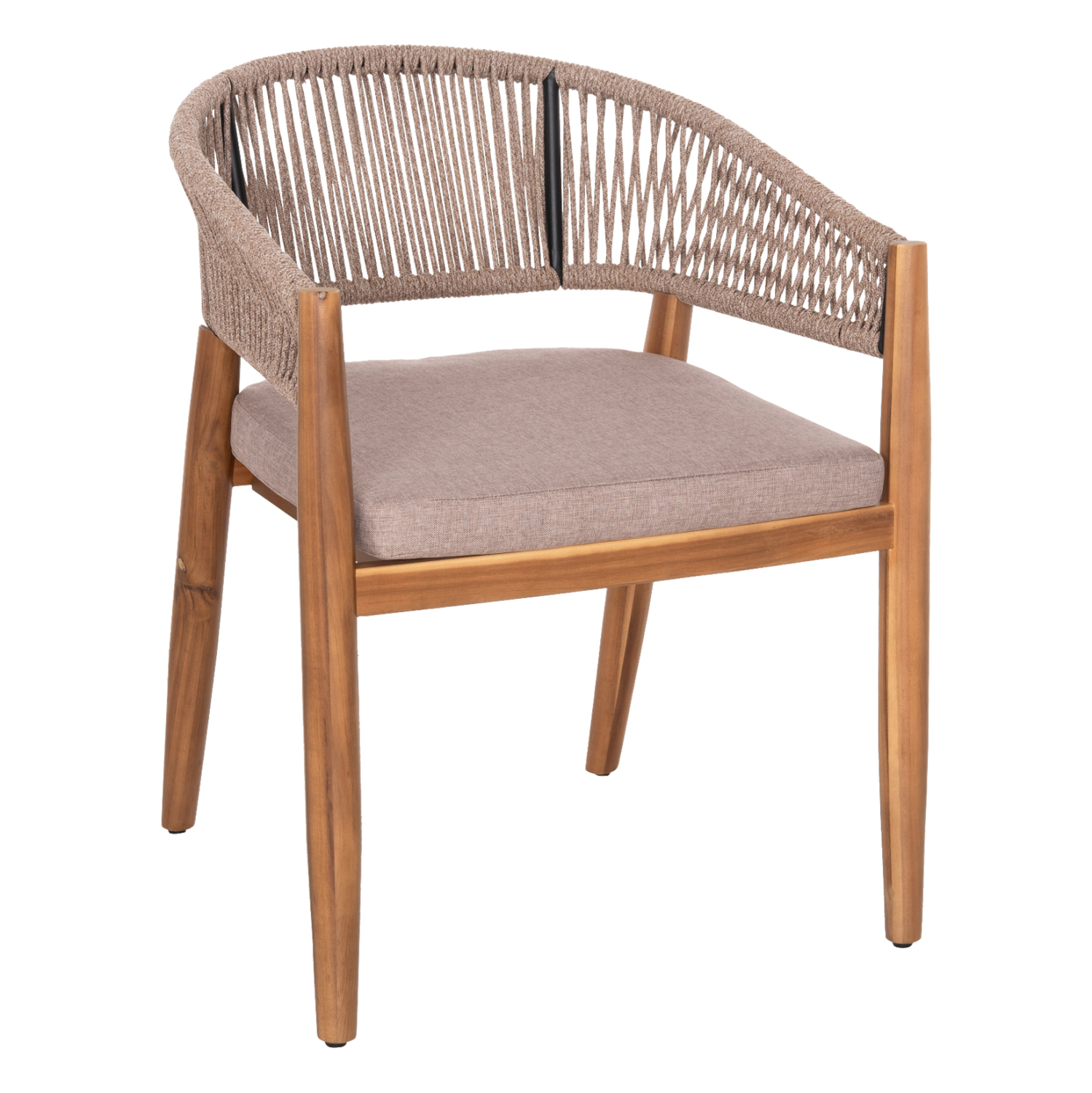 ΠΟΛΥΘΡΟΝΑ NAVAN HM6135.02 ΞΥΛΟ ΑΚΑΚΙΑΣ ΦΥΣΙΚΟ-ΣΧΟΙΝΙ NYLON ΜΠΕΖ 59x58x76Υεκ. 1