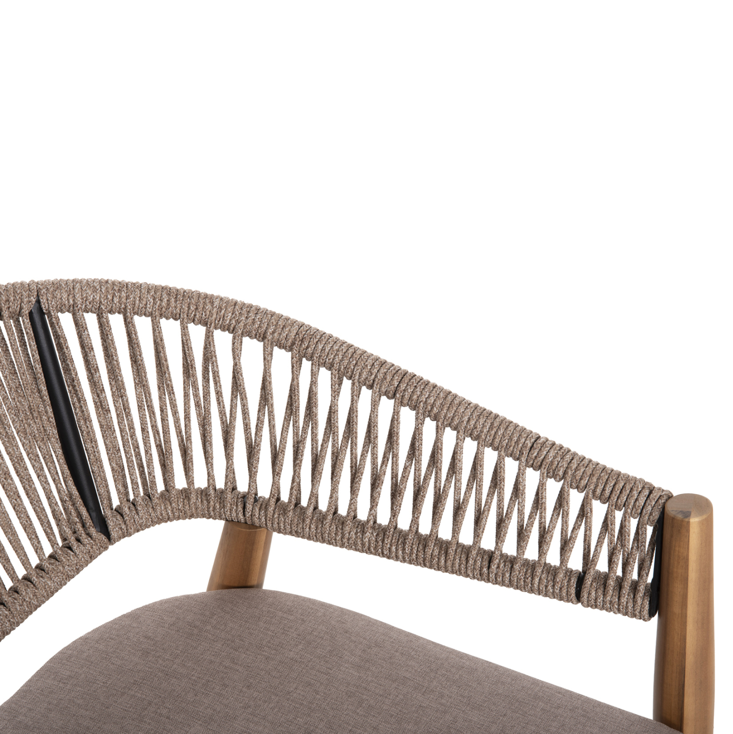 ΠΟΛΥΘΡΟΝΑ NAVAN HM6135.02 ΞΥΛΟ ΑΚΑΚΙΑΣ ΦΥΣΙΚΟ-ΣΧΟΙΝΙ NYLON ΜΠΕΖ 59x58x76Υεκ. 7