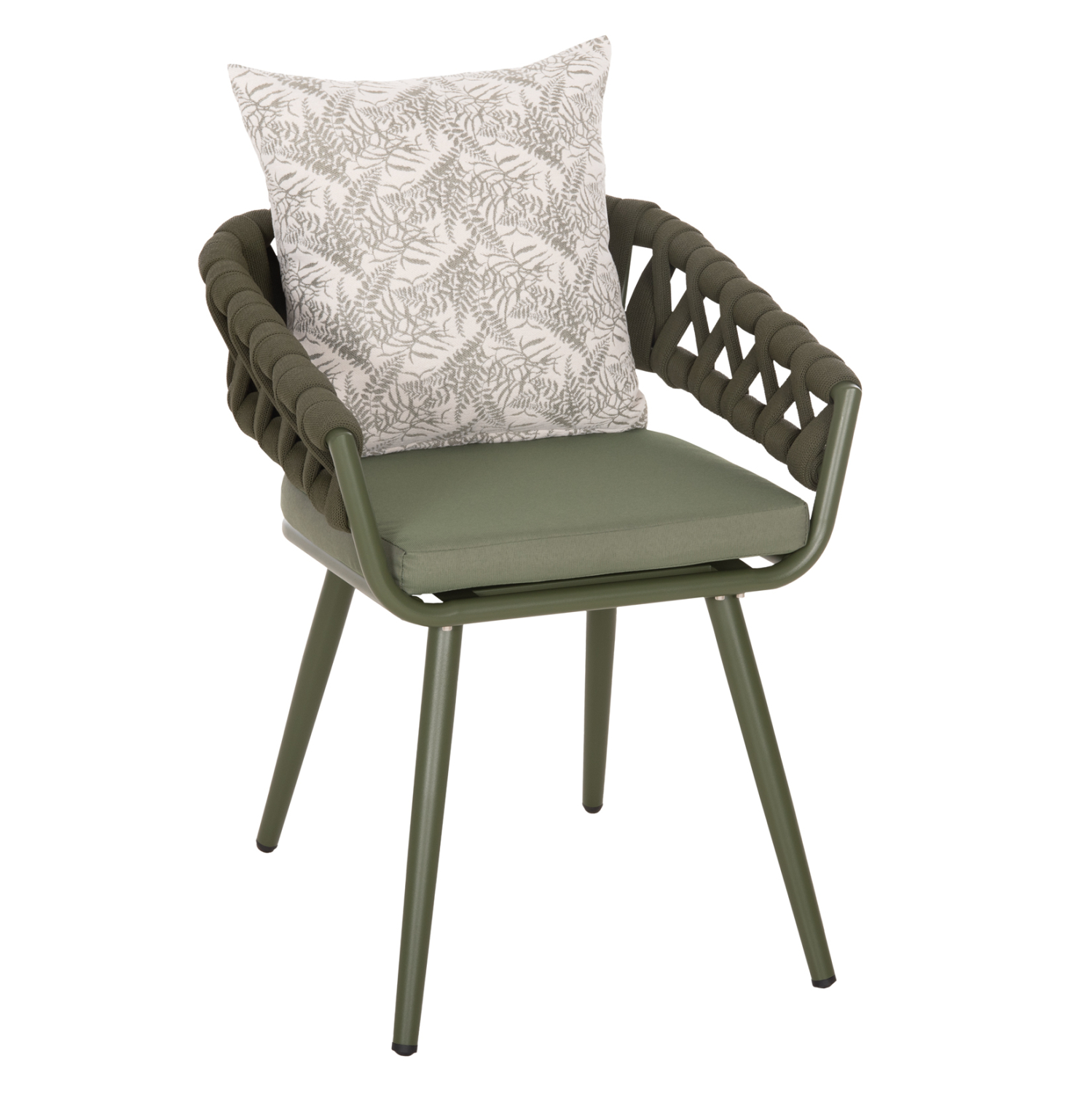 ΠΟΛΥΘΡΟΝΑ ΑΛΟΥΜΙΝΙΟΥ CAMDEN HM6141.09 ΜΑΞΙΛΑΡΙ ΜΕ PRINT-DARK OLIVE 56x60x72-87Υεκ 1