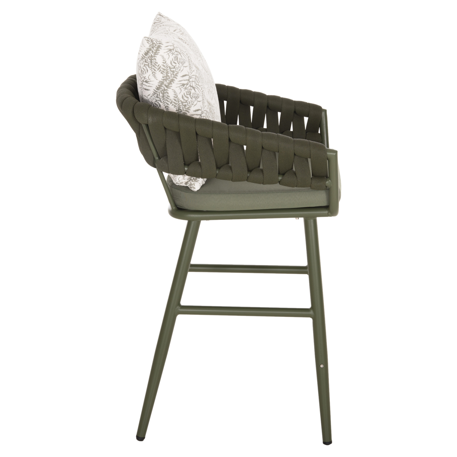 ΣΚΑΜΠΟ ΑΛΟΥΜΙΝΙΟΥ CAMDEN HM6142.09 ΜΑΞΙΛΑΡΙ ΜΕ PRINT-DARK OLIVE 56x60x108Υεκ. 4