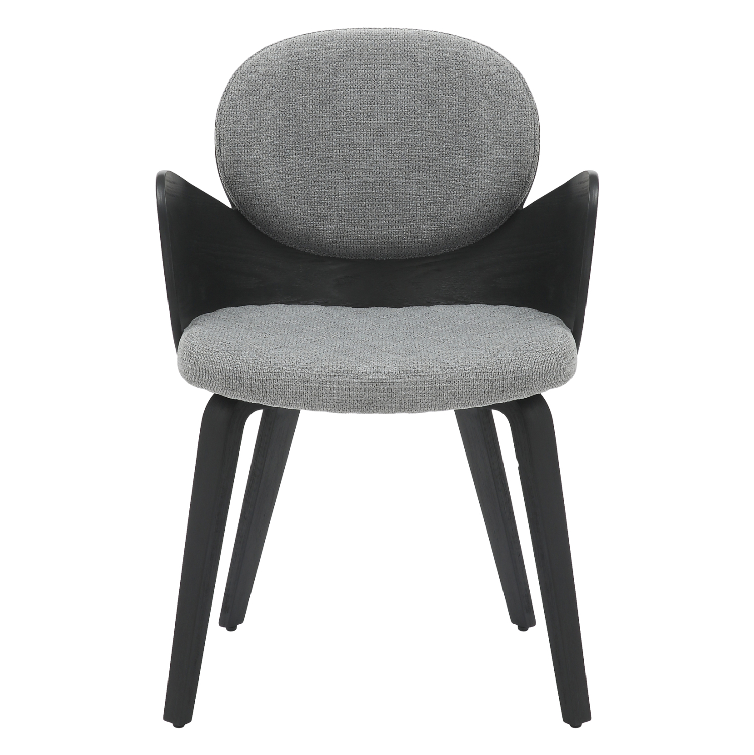 ΠΟΛΥΘΡΟΝΑΚΙ ΤΡΑΠΕΖΑΡΙΑΣ DARNELL HM9974.02 ΜΑΥΡΟ Κ.Π.-ΓΚΡΙ ΥΦΑΣΜΑ 56x56x83Υεκ. 3