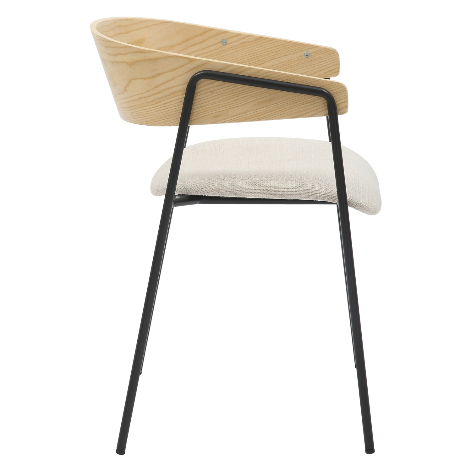 ΚΑΡΕΚΛΑ ΤΡΑΠΕΖΑΡΙΑΣ KORIN HM9975.01 ΜΕΤΑΛΛΟ-ΥΦΑΣΜΑ ΜΠΕΖ-ΞΥΛΟ 54x51x72,5Υεκ 4