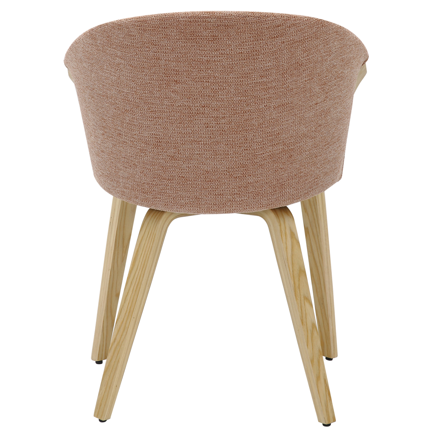 ΚΑΡΕΚΛΑ ΤΡΑΠΕΖΑΡΙΑΣ JESPER HM9977.01 ΣΚΕΛΕΤΟΣ Κ.Π. ΟΑΚ-ΚΑΦΕΚΟΚΚΙΝΟ ΥΦΑΣΜΑ 61x54x74Υεκ 6