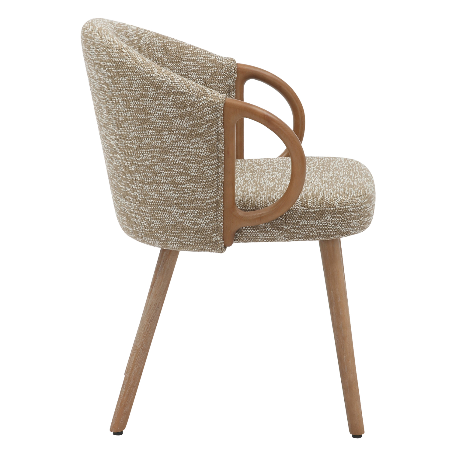 ΚΑΡΕΚΛΑ ΤΡΑΠΕΖΑΡΙΑΣ RIG HM9979.01 WHITE WASH ΞΥΛΟ ΟΞΙΑΣ-ΜΠΕΖ ΥΦΑΣΜΑ 59x58,5x72,5Υεκ. 4