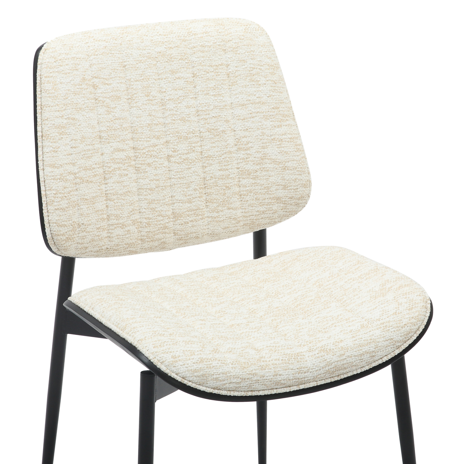 ΚΑΡΕΚΛΑ ΤΡΑΠΕΖΑΡΙΑΣ CONTI HM9983.02 ΜΑΥΡΟ ΜΕΤΑΛΛΟ &amp; Κ.Π.-ΕΚΡΟΥ ΥΦΑΣΜΑ 48,5x56x82,5Υεκ 7