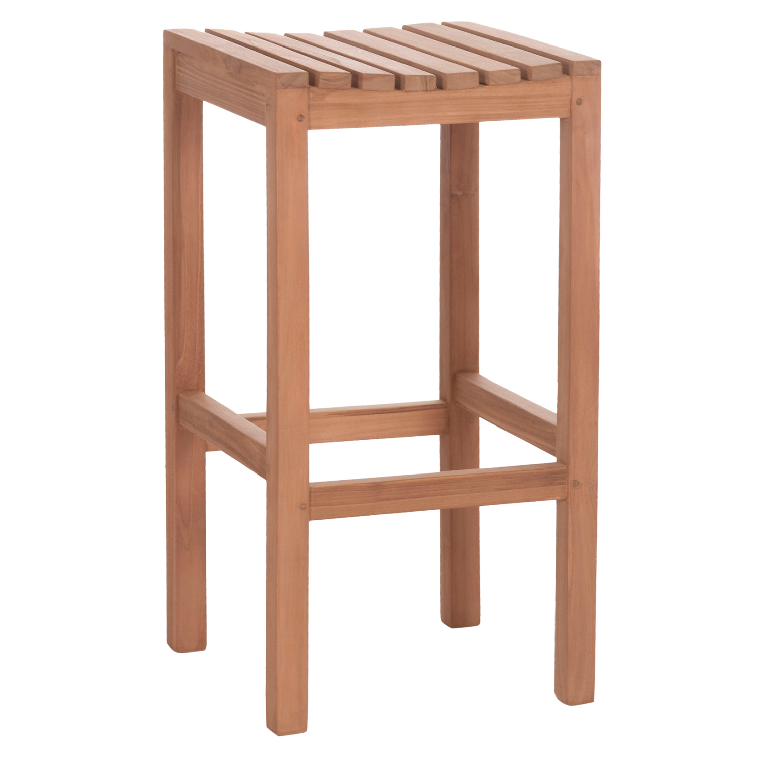 ΣΚΑΜΠΟ ΜΠΑΡ NIKOL HM18109 ΞΥΛΟ ΤΕΑΚ ΣΕ ΦΥΣΙΚΟ 40x40x77Υεκ. 1