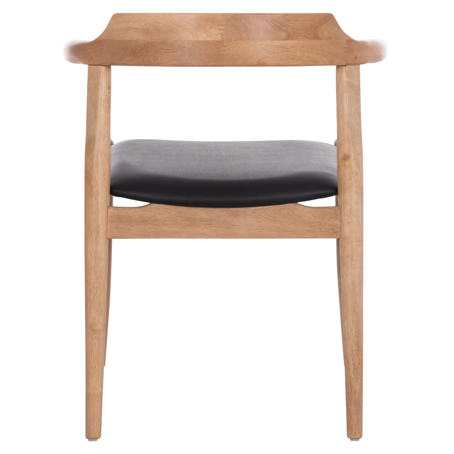 ΠΟΛΥΘΡΟΝΑ CERSEI HM9946.01 RUBBERWOOD ΣΕ LIGHT OAK &amp; PU ΣΕ ΜΑΥΡΟ 57x53x72Υεκ 6