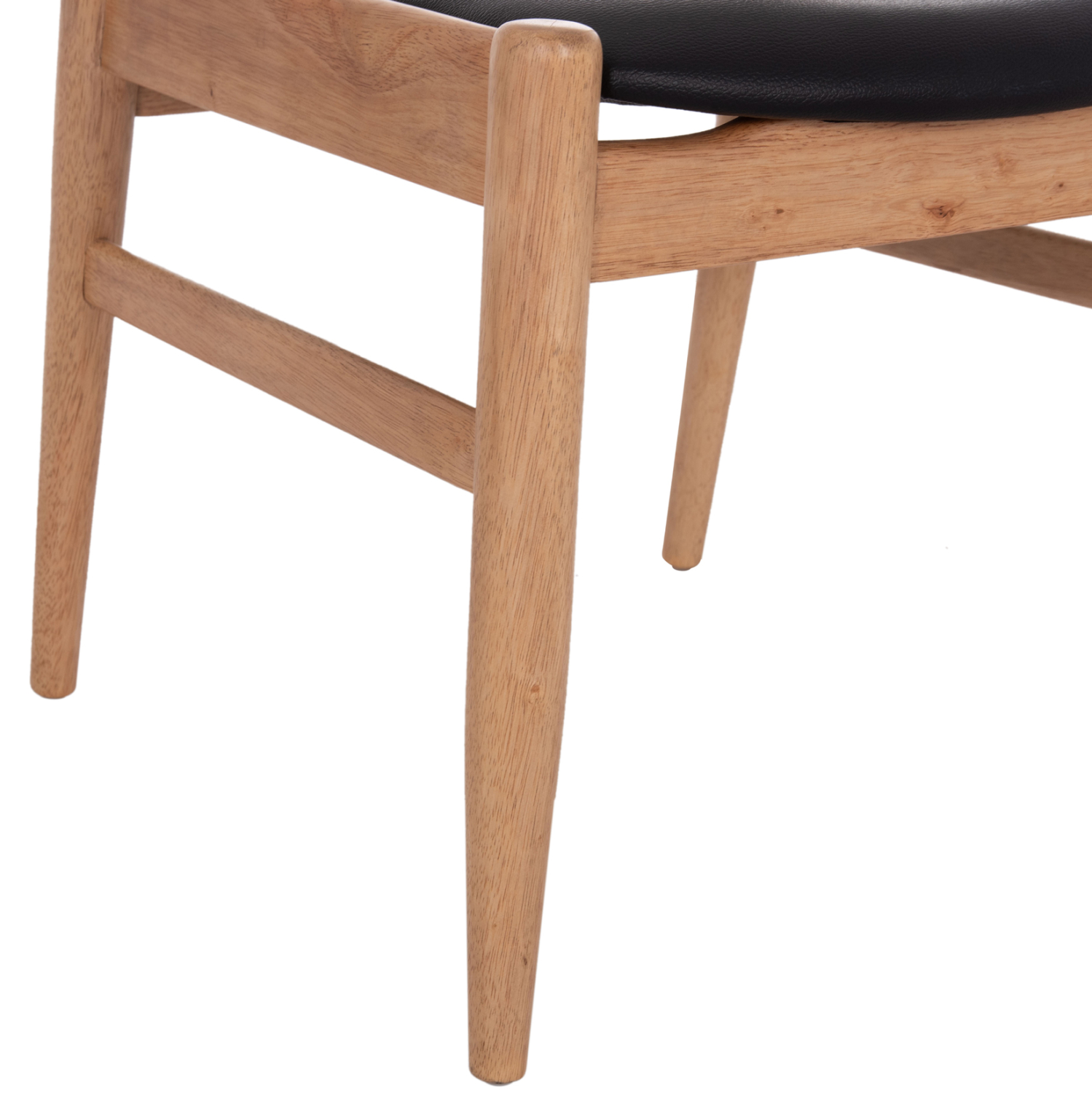 ΠΟΛΥΘΡΟΝΑ CERSEI HM9946.01 RUBBERWOOD ΣΕ LIGHT OAK &amp; PU ΣΕ ΜΑΥΡΟ 57x53x72Υεκ 9