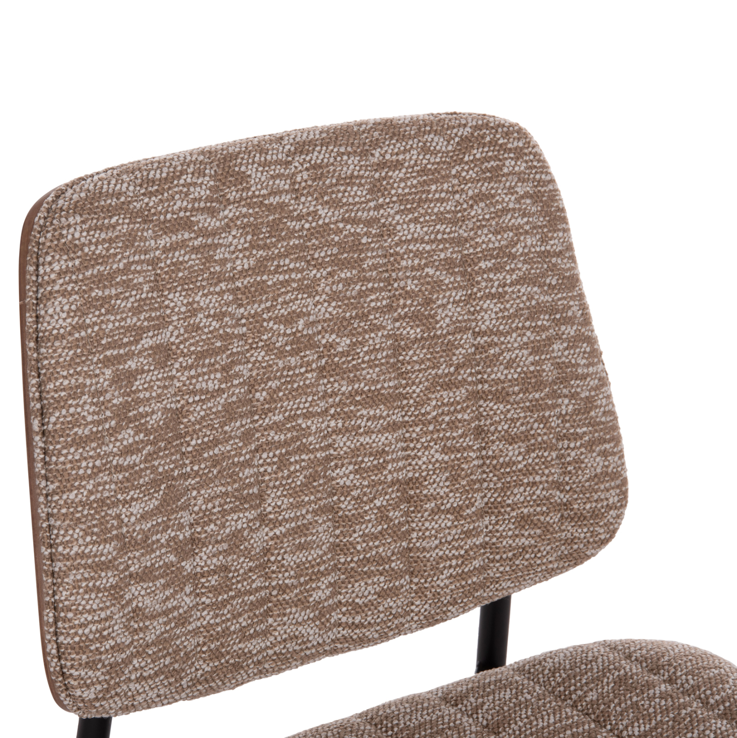 ΚΑΡΕΚΛΑ ΤΡΑΠΕΖΑΡΙΑΣ CONTI HM9983.02 ΜΑΥΡΟ ΜΕΤΑΛΛΟ--ΚΑΦΕ ΥΦΑΣΜΑ 49x56x82Υεκ. 7