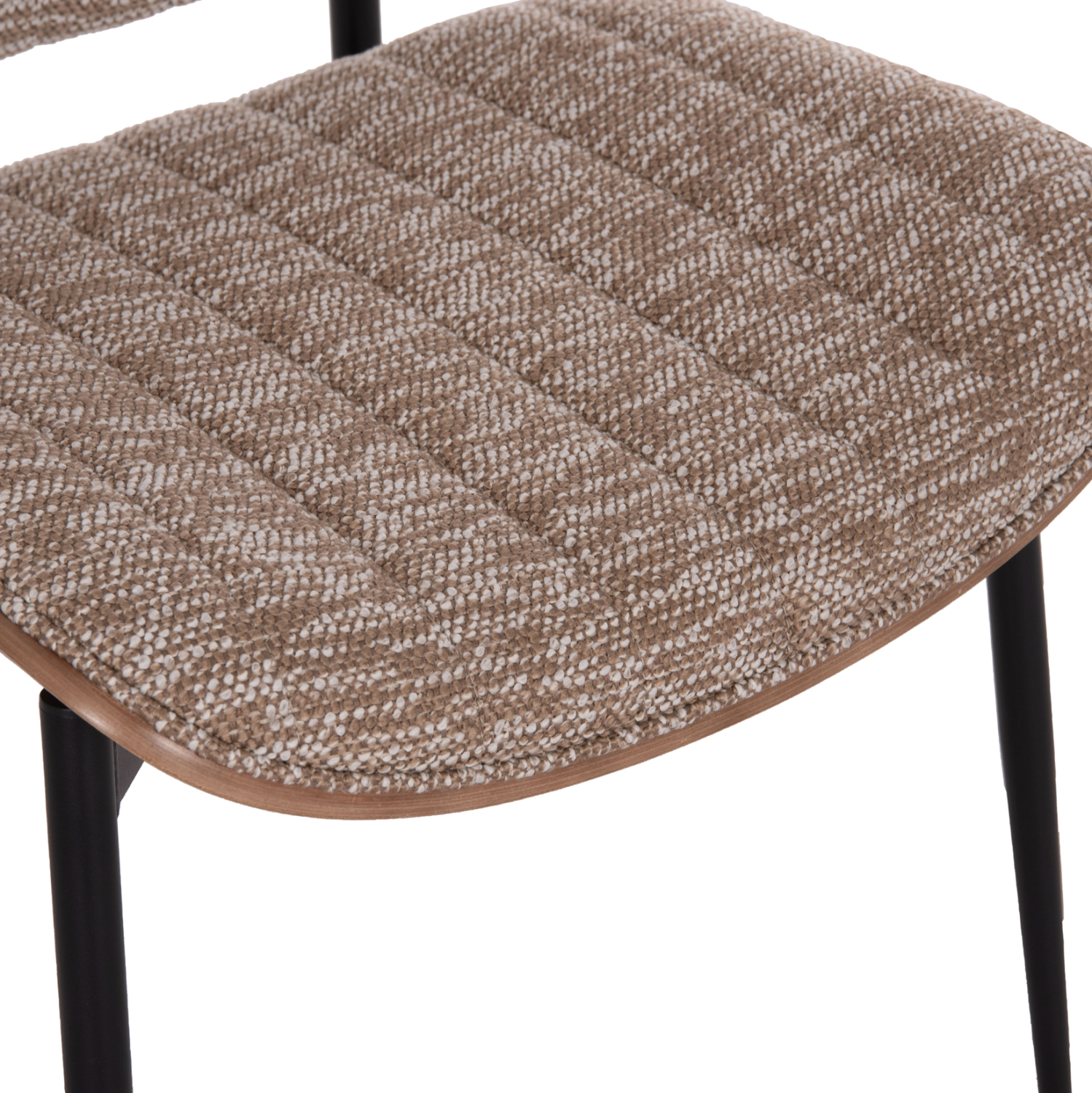 ΚΑΡΕΚΛΑ ΤΡΑΠΕΖΑΡΙΑΣ CONTI HM9983.02 ΜΑΥΡΟ ΜΕΤΑΛΛΟ--ΚΑΦΕ ΥΦΑΣΜΑ 49x56x82Υεκ. 8