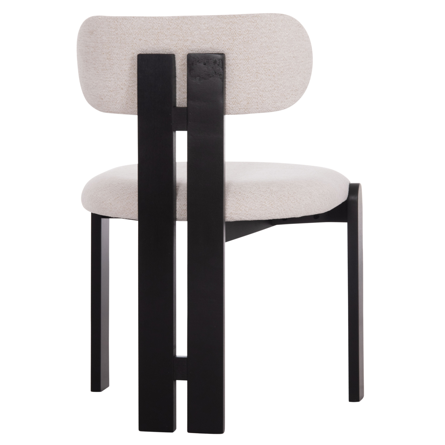 ΚΑΡΕΚΛΑ ΤΡΑΠΕΖΑΡΙΑΣ KARVO HM18252.02 ΕΚΡΟΥ ΥΦΑΣΜΑ--ΞΥΛΟ ΣΕ ΜΑΥΡΟ 57x50x78,5Υεκ. 5