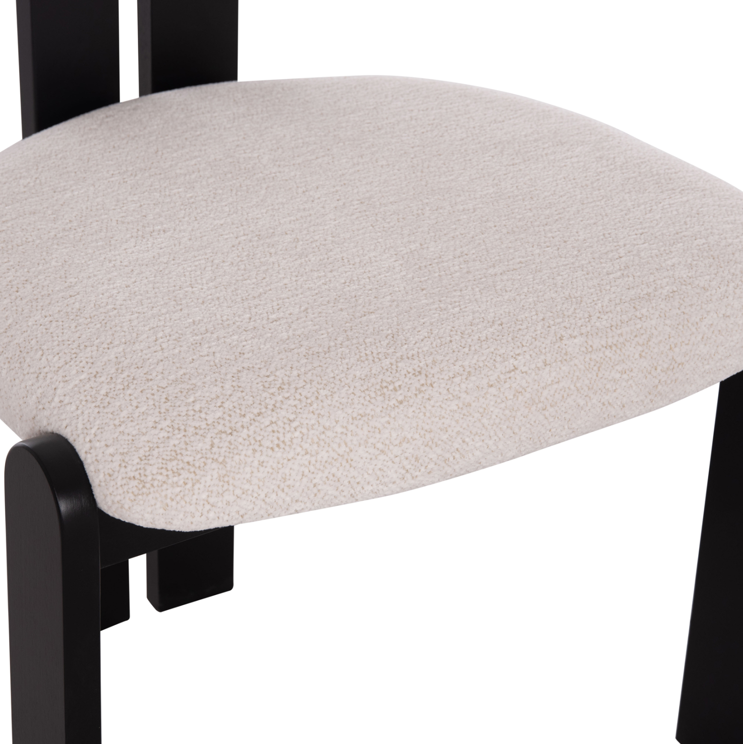 ΚΑΡΕΚΛΑ ΤΡΑΠΕΖΑΡΙΑΣ KARVO HM18252.02 ΕΚΡΟΥ ΥΦΑΣΜΑ--ΞΥΛΟ ΣΕ ΜΑΥΡΟ 57x50x78,5Υεκ. 8