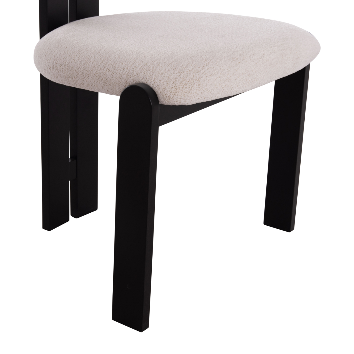 ΚΑΡΕΚΛΑ ΤΡΑΠΕΖΑΡΙΑΣ KARVO HM18252.02 ΕΚΡΟΥ ΥΦΑΣΜΑ--ΞΥΛΟ ΣΕ ΜΑΥΡΟ 57x50x78,5Υεκ. 9