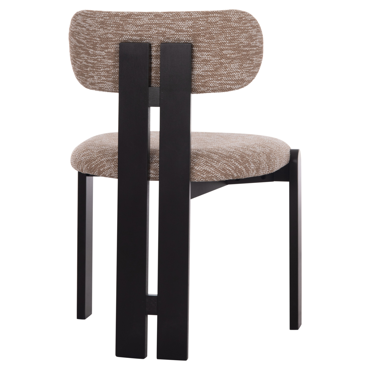 ΚΑΡΕΚΛΑ ΤΡΑΠΕΖΑΡΙΑΣ KARVO HM18252.03 ΚΑΦΕ ΥΦΑΣΜΑ--ΞΥΛΟ ΣΕ ΜΑΥΡΟ 57x50x78,5Υεκ. 5