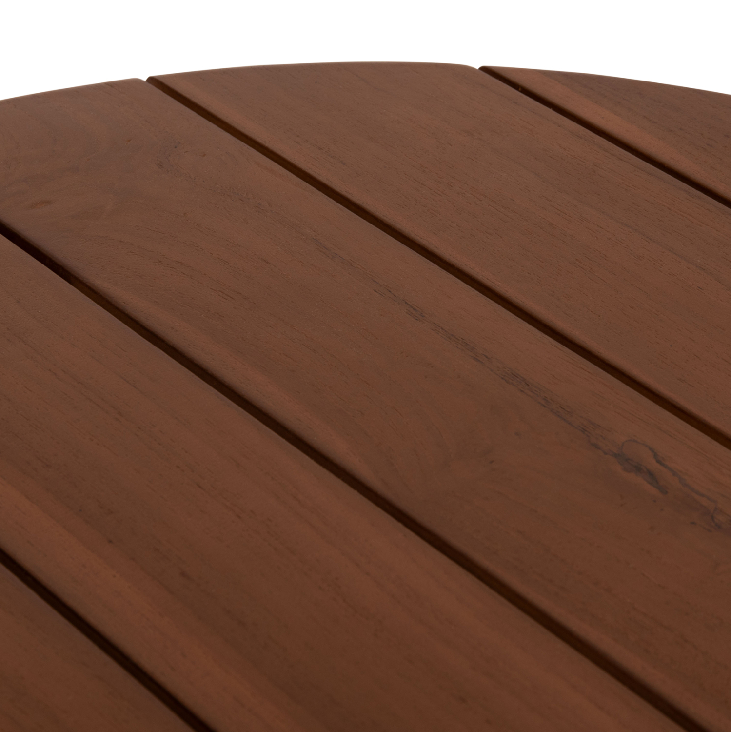 ΤΡΑΠΕΖΙ ΜΕΣΗΣ ΣΤΡΟΓΓΥΛΟ KOLIN HM6629 ΞΥΛΟ TEAK ΣΕ ΦΥΣΙΚΟ Φ65x65Υεκ. 6