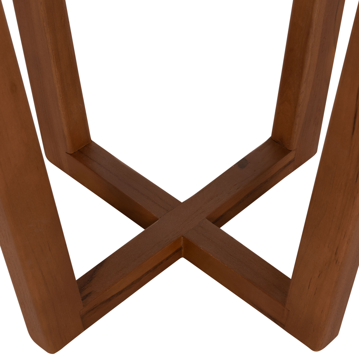 ΤΡΑΠΕΖΙ ΜΕΣΗΣ ΣΤΡΟΓΓΥΛΟ KOLIN HM6629 ΞΥΛΟ TEAK ΣΕ ΦΥΣΙΚΟ Φ65x65Υεκ. 9