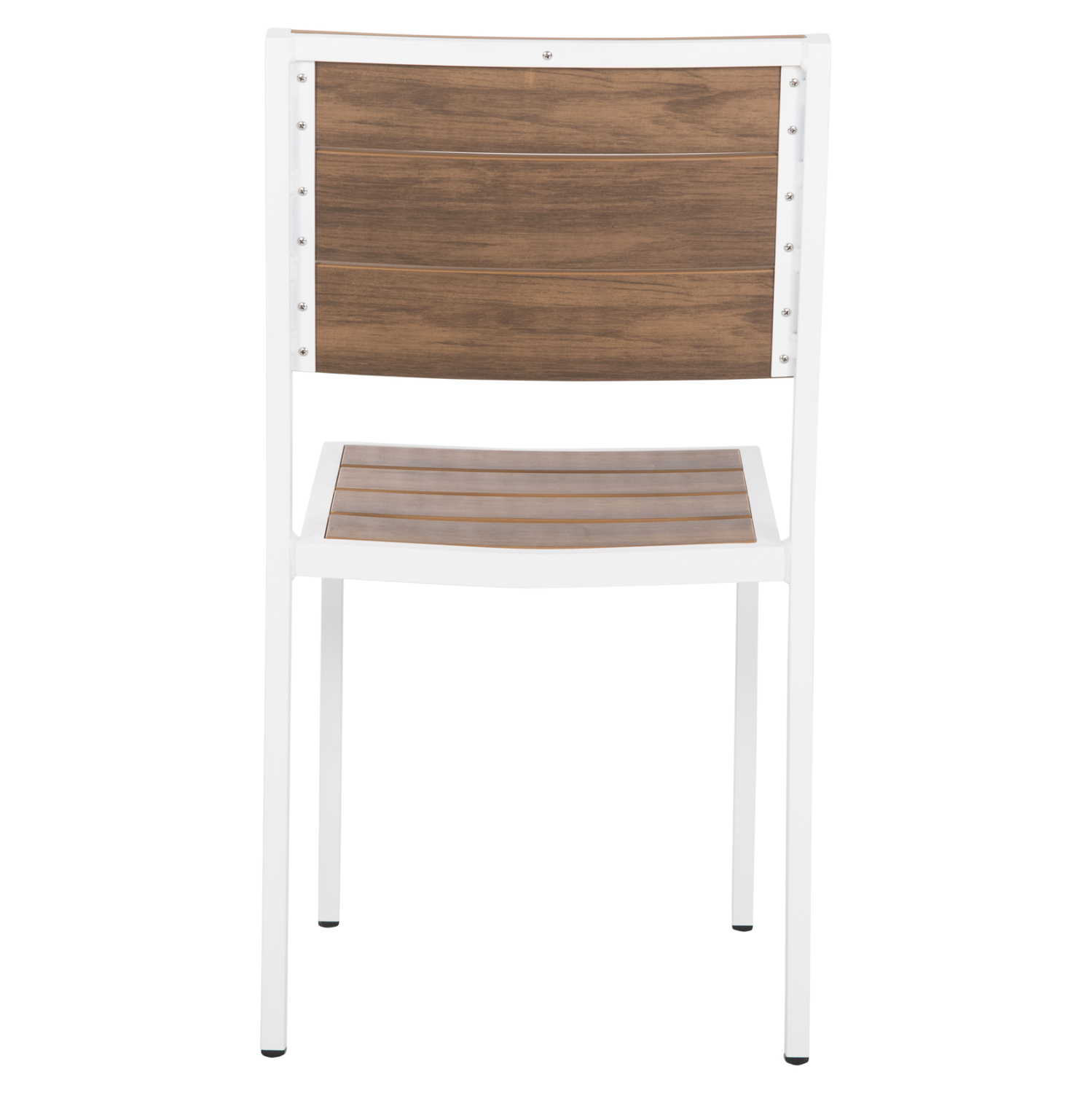 ΚΑΡΕΚΛΑ ΑΛΟΥΜΙΝΙΟΥ SAGA HM6063.01 ΛΕΥΚΗ ΜΕ POLYWOOD 46x52x86Υεκ. 6
