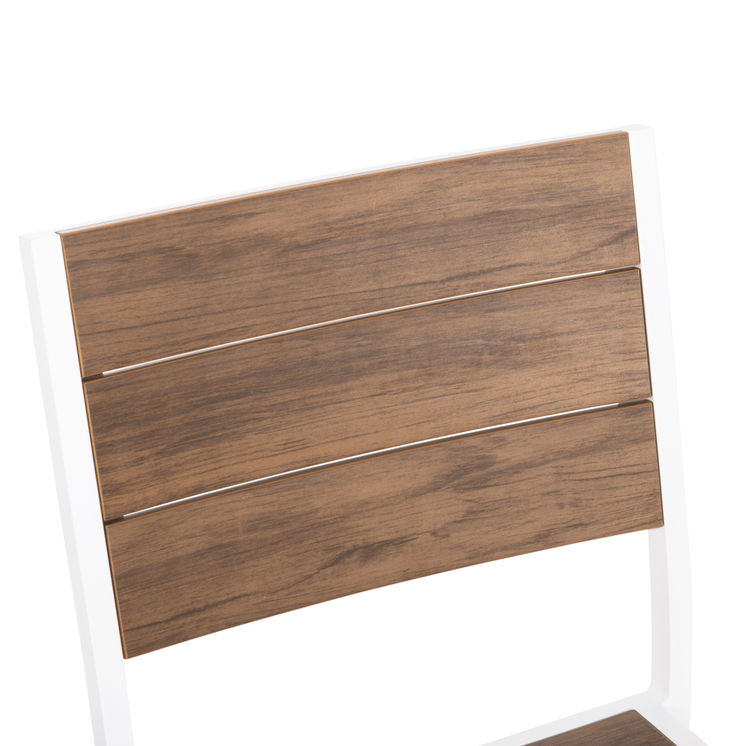 ΚΑΡΕΚΛΑ ΑΛΟΥΜΙΝΙΟΥ SAGA HM6063.01 ΛΕΥΚΗ ΜΕ POLYWOOD 46x52x86Υεκ. 7