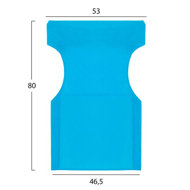 ΜΑΞΙΛΑΡΙ TEXTILENE 600gr/m2 2X1 ΓΑΛΑΖΙΟ ΓΙΑ ΠΟΛΥΘΡΟΝΑ ΣΚΗΝΟΘΕΤΗ HM5272.08 46.5Χ53Χ80Υεκ. 2