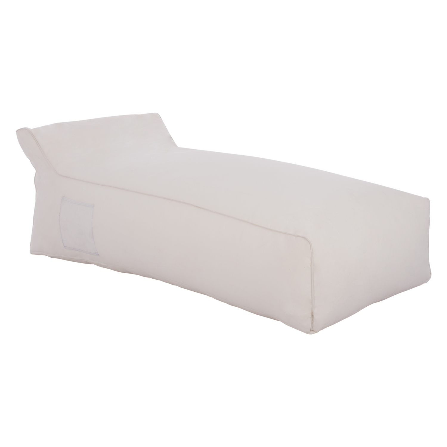 ΠΟΥΦ ΞΑΠΛΩΣΤΡΑ WADELIN HM5774.11 ΜΕ TEXTILENE ΛΕΥΚΟ 190x80x40-60Υ εκ. 1