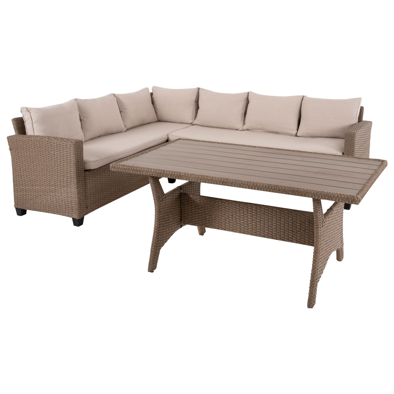 ΣΕΤ ΣΑΛΟΝΙ ΓΩΝΙΑ &amp; ΤΡΑΠΕΖΙ CARSON HM6078.02 ΜΟΚΑ ΣΥΝΘ.RATTAN-ΜΑΞΙΛΑΡΙΑ 4