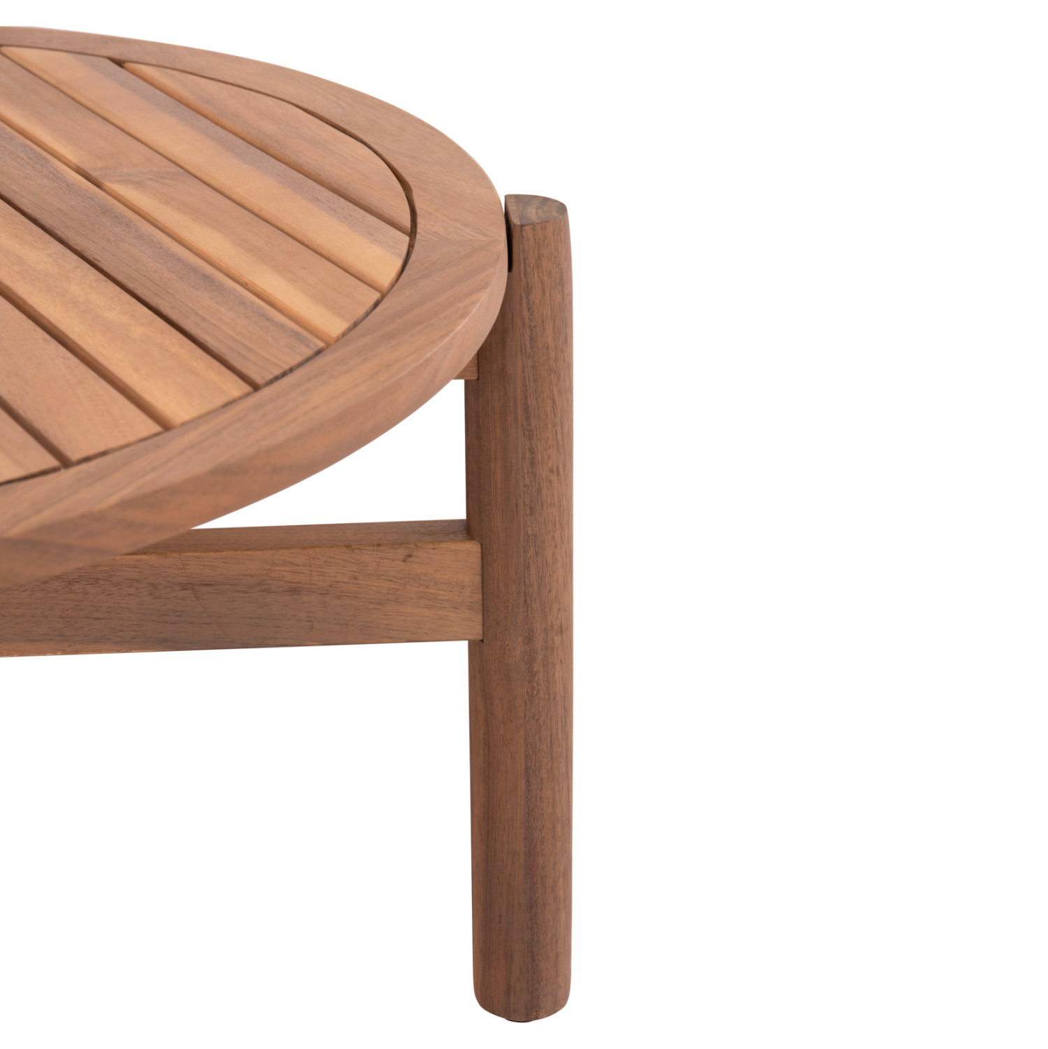 ΤΡΑΠΕΖΙ ΧΑΜΗΛΟ ΕΞ.ΧΩΡΟΥ ΣΤΡΟΓΓΥΛΟ SANJI HM6228 ΞΥΛΟ ΑΚΑΚΙΑΣ ΣΕ ΦΥΣΙΚΟ Φ86x41,5Υεκ. 7