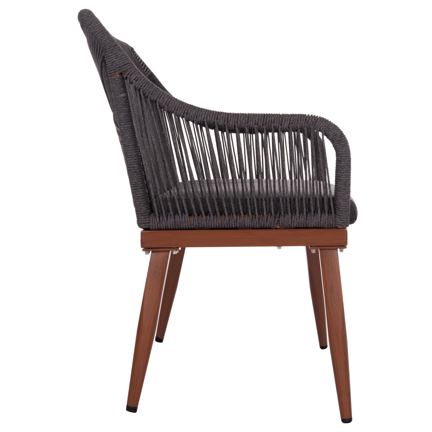 ΚΑΝΑΠΕΣ 2ΘΕΣΙΟΣ MYRTIA HM5550.11 AΛΟΥΜΙΝΙΟ ΚΑΦΕ--ΑΝΘΡΑΚΙ P.E. ΣΧΟΙΝΙ 123x61x90Υεκ 4