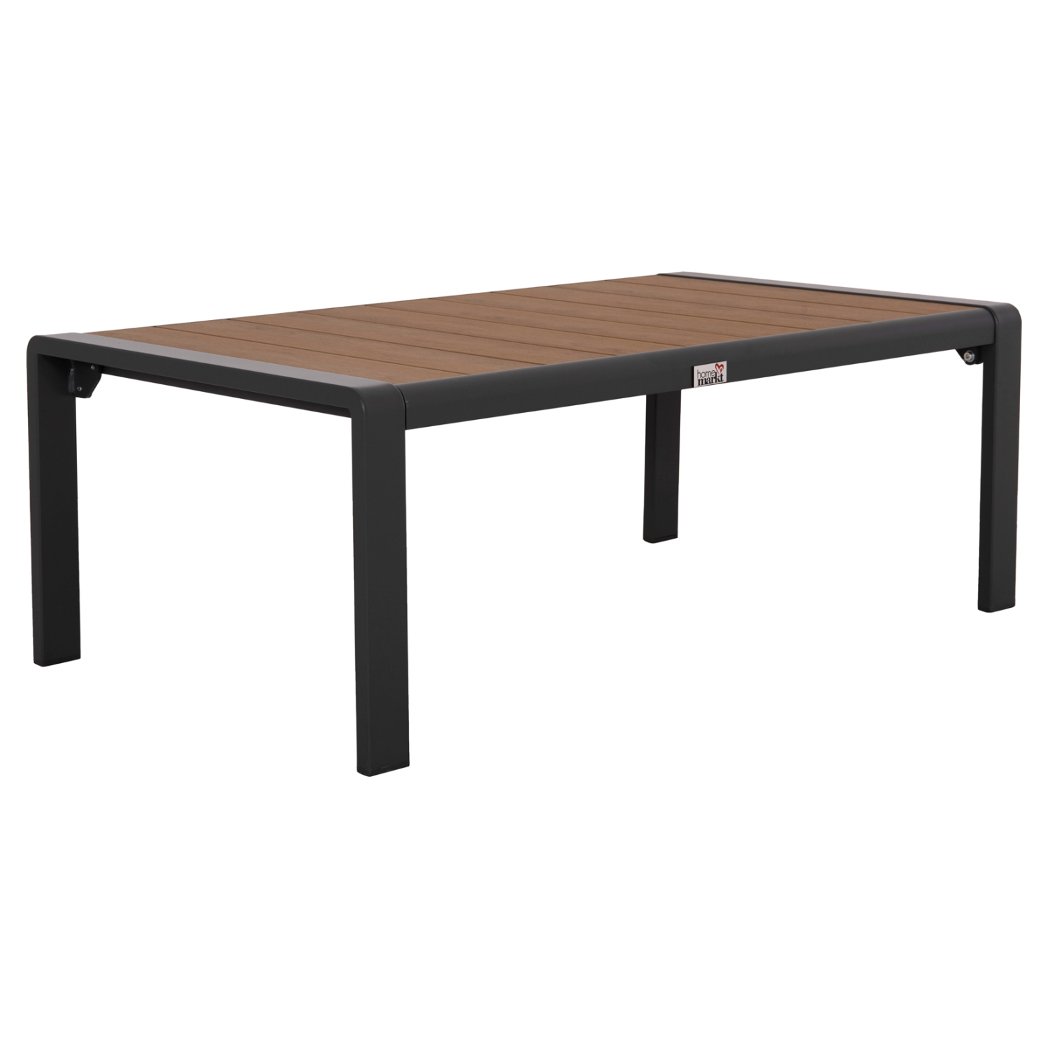 ΤΡΑΠΕΖΑΚΙ ΞΑΠΛΩΣΤΡΑΣ BENTRY HM6276.03 ΑΛΟΥΜΙΝΙΟ ΣΚΟΥΡΟ ΓΚΡΙ--POLYWOOD 100x56x35Υεκ. 4