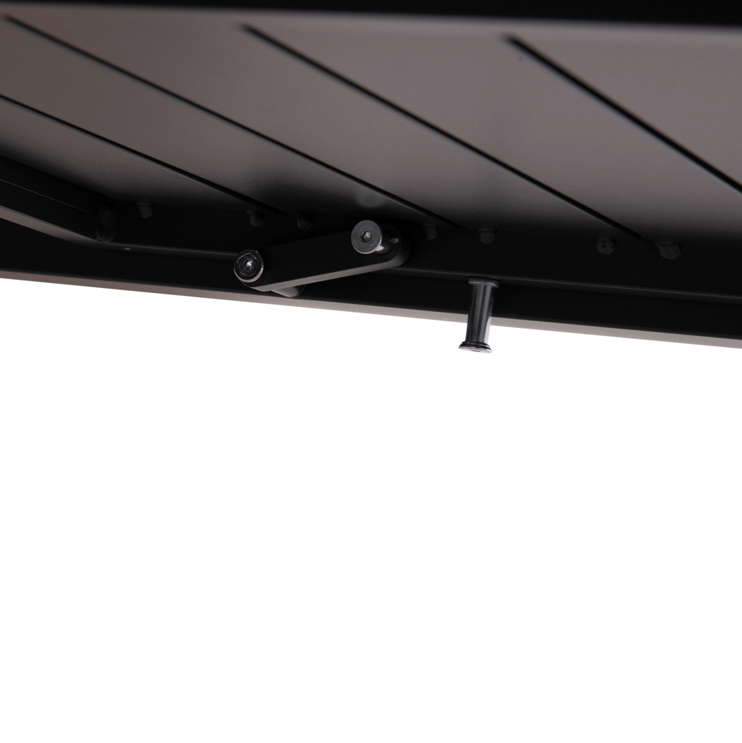 ΤΡΑΠΕΖΙ ΕΠΕΚΤΕΙΝΟΜΕΝΟ KRUM HM6277.03 ΑΛΟΥΜΙΝΙΟ ΣΚΟΥΡΟ ΓΚΡΙ 160-240x90x73Υεκ. 9