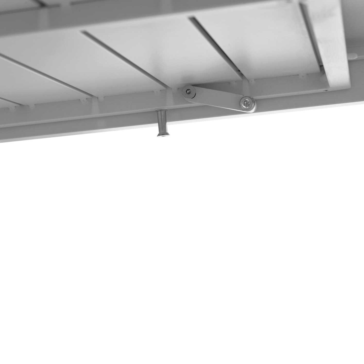 ΤΡΑΠΕΖΙ ΕΠΕΚΤΕΙΝΟΜΕΝΟ KRUM HM6277.01 ΑΛΟΥΜΙΝΙΟ ΛΕΥΚΟ 160-240x90x73Υεκ. 9