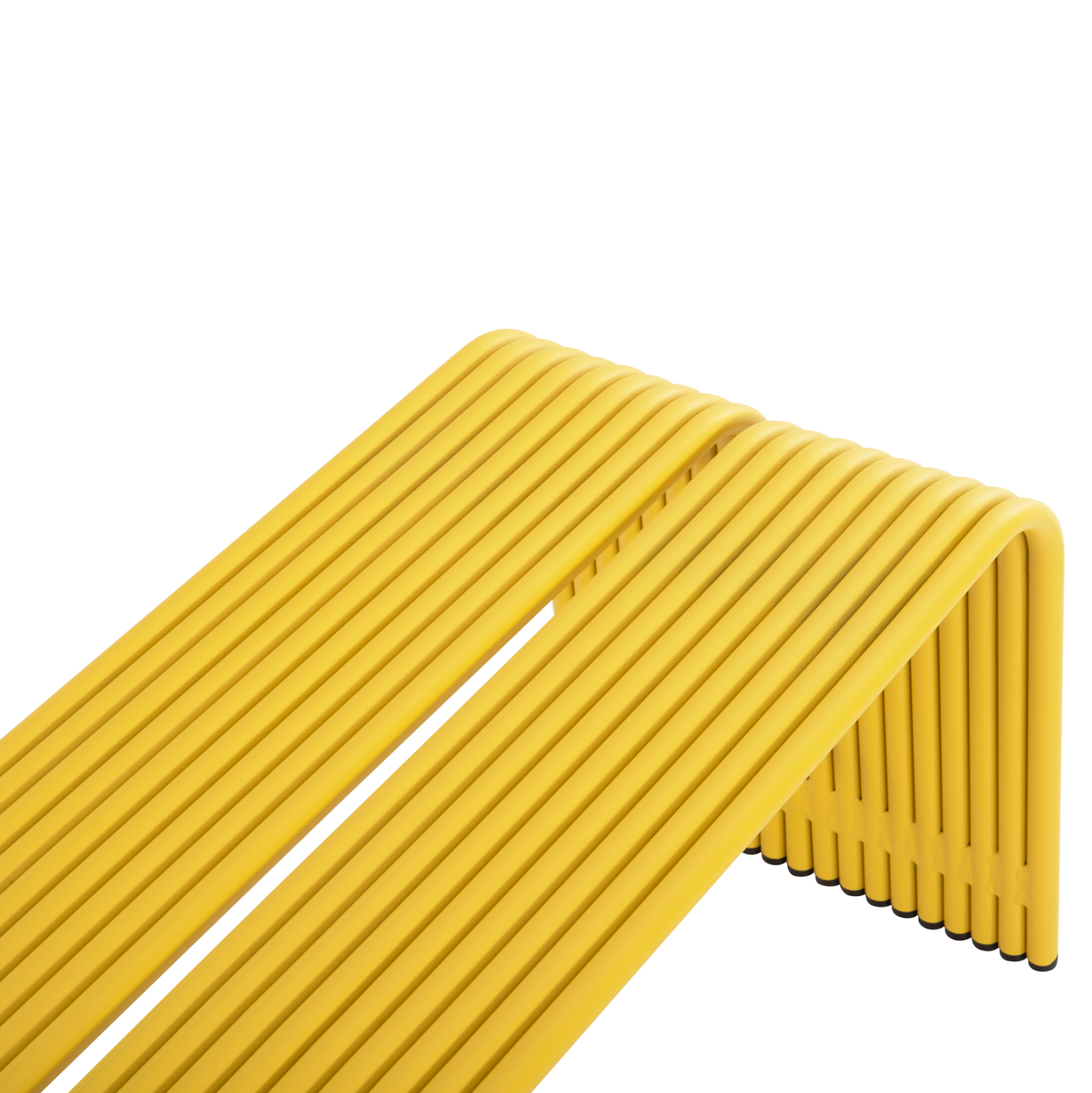 ΠΑΓΚΑΚΙ 2-ΘΕΣΙΟ ΣΕΙΡΑ INTREPID HM6327.06 ΑΛΟΥΜΙΝΙΟ ΣΕ ΚΙΤΡΙΝΟ ΧΡΩΜΑ 109,5x37,5x40,5Υεκ. 6