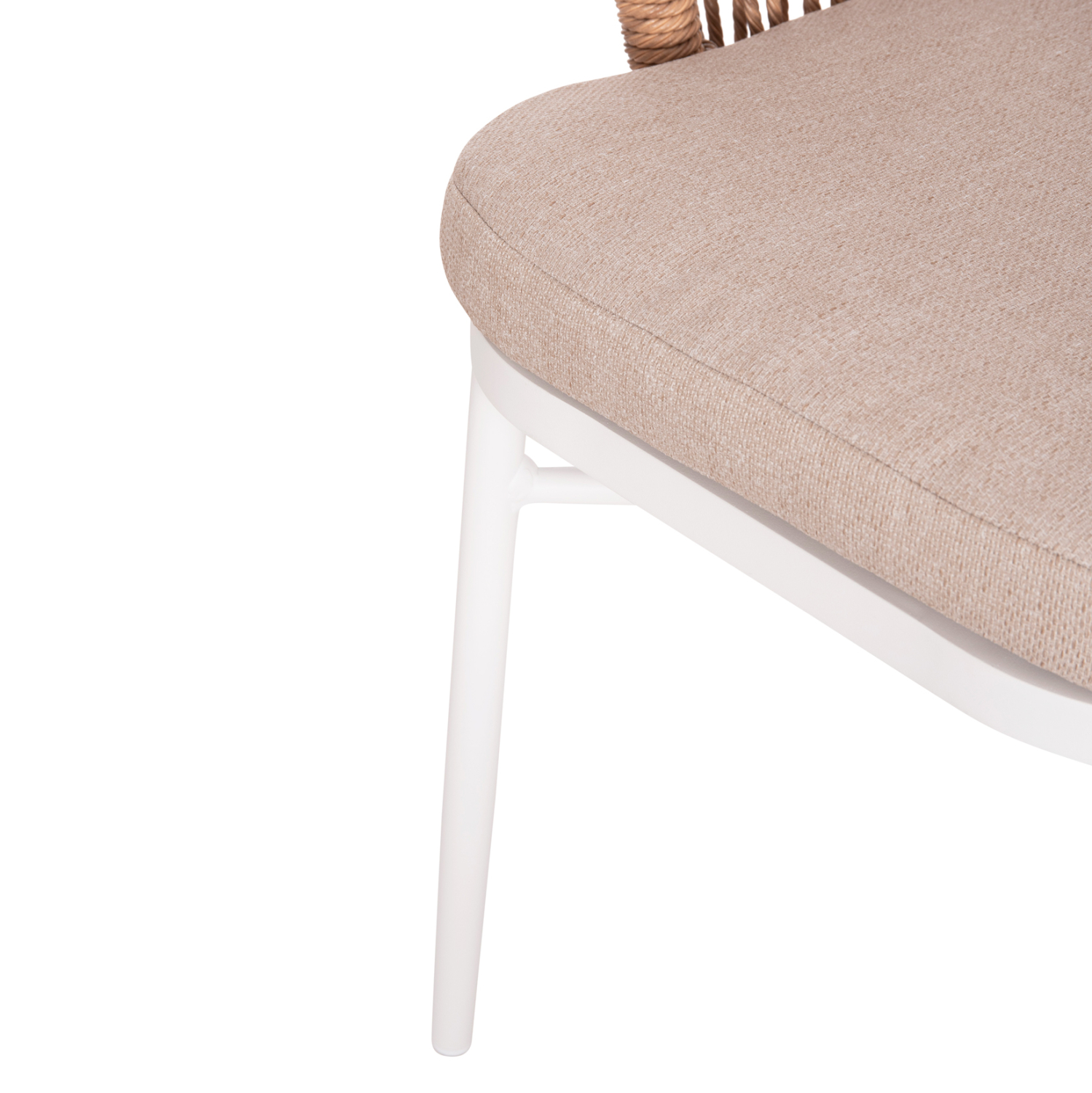 ΠΟΛΥΘΡΟΝΑ ΑΛΟΥΜΙΝΙΟΥ ORIN HM6265.02 ΛΕΥΚΗ-P.E.RATTAN ΦΥΣΙΚΟ-ΜΠΕΖ ΜΑΞΙΛΑΡΙΑ 58x61x75Υ 10