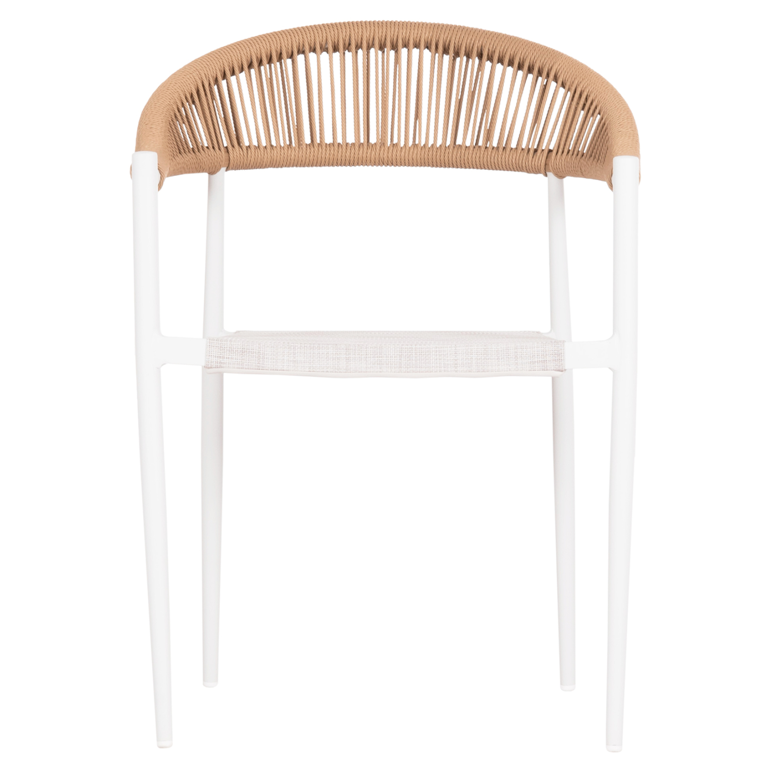 ΠΟΛΥΘΡΟΝΑ BERG HM6284.01 ΑΛΟΥΜΙΝΙΟ &amp; TEXTILENE ΛΕΥΚΟ--P.E.TWISTED RATTAN 55x56x79Υεκ 3