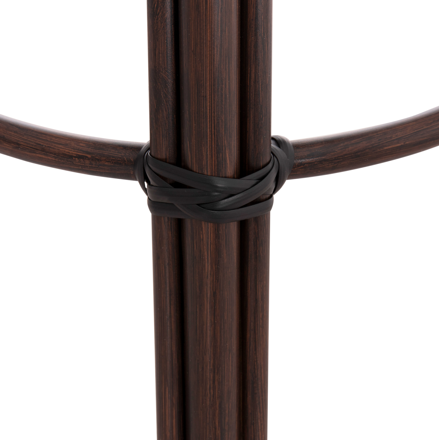 ΣΚΑΜΠΟ ΑΛΟΥΜΙΝΙΟΥ ΜΕΣ.ΥΨΟΥΣ CHINO HM6286.01 BAMBOO LOOK &amp; TEXTILENE ΚΑΦΕ 43x43x65Υεκ 7