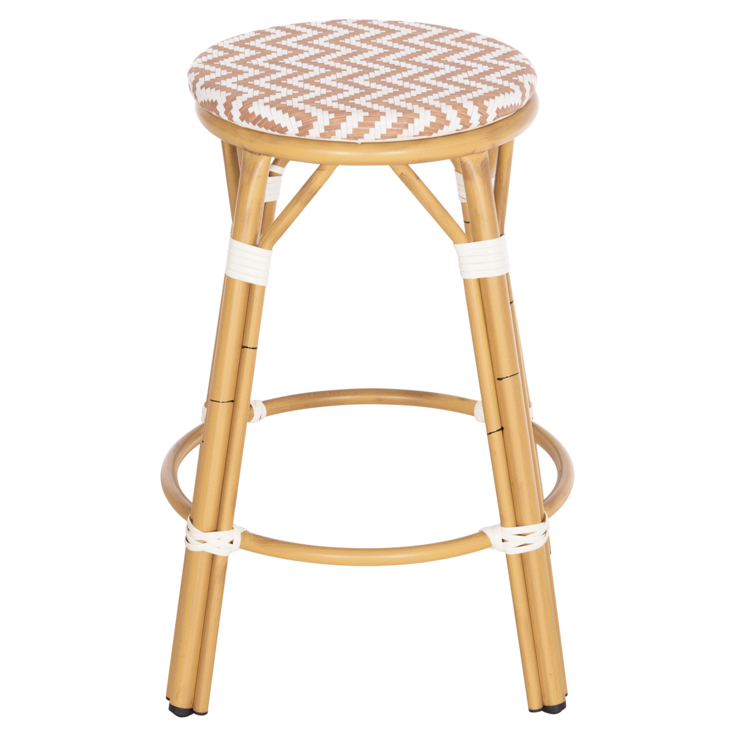 ΣΚΑΜΠΟ ΑΛΟΥΜΙΝΙΟΥ ΜΕΣ.ΥΨΟΥΣ CHINO HM6286.04 BAMBOO LOOK ΦΥΣΙΚΟ &amp; TEXTILENE 43x43x65Υεκ 3