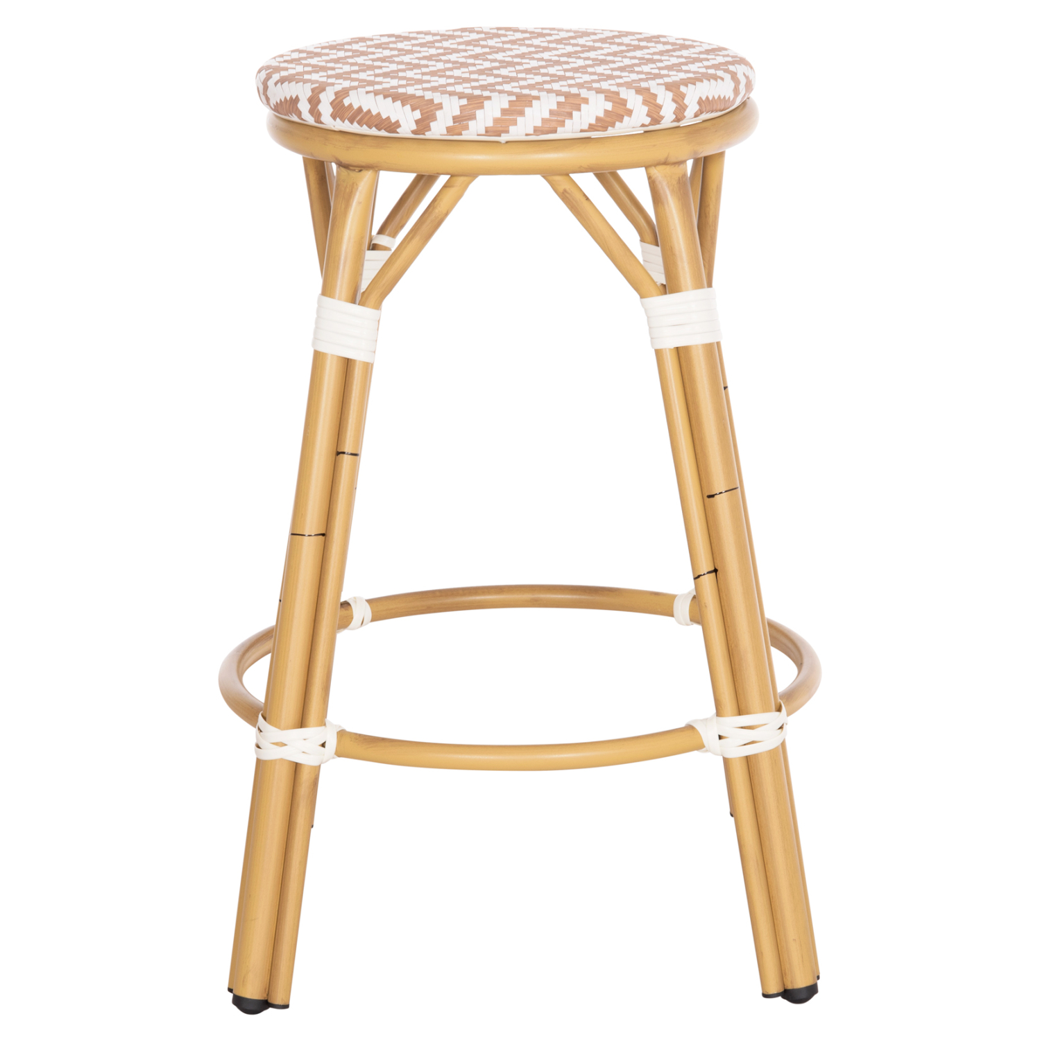ΣΚΑΜΠΟ ΑΛΟΥΜΙΝΙΟΥ ΜΕΣ.ΥΨΟΥΣ CHINO HM6286.04 BAMBOO LOOK ΦΥΣΙΚΟ &amp; TEXTILENE 43x43x65Υεκ 4
