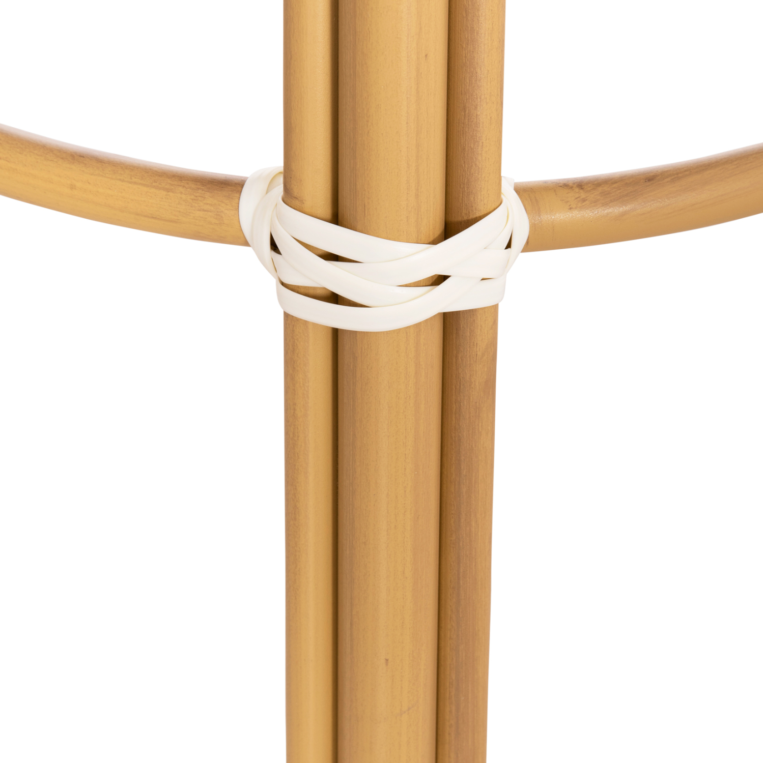 ΣΚΑΜΠΟ ΑΛΟΥΜΙΝΙΟΥ ΜΕΣ.ΥΨΟΥΣ CHINO HM6286.04 BAMBOO LOOK ΦΥΣΙΚΟ &amp; TEXTILENE 43x43x65Υεκ 7