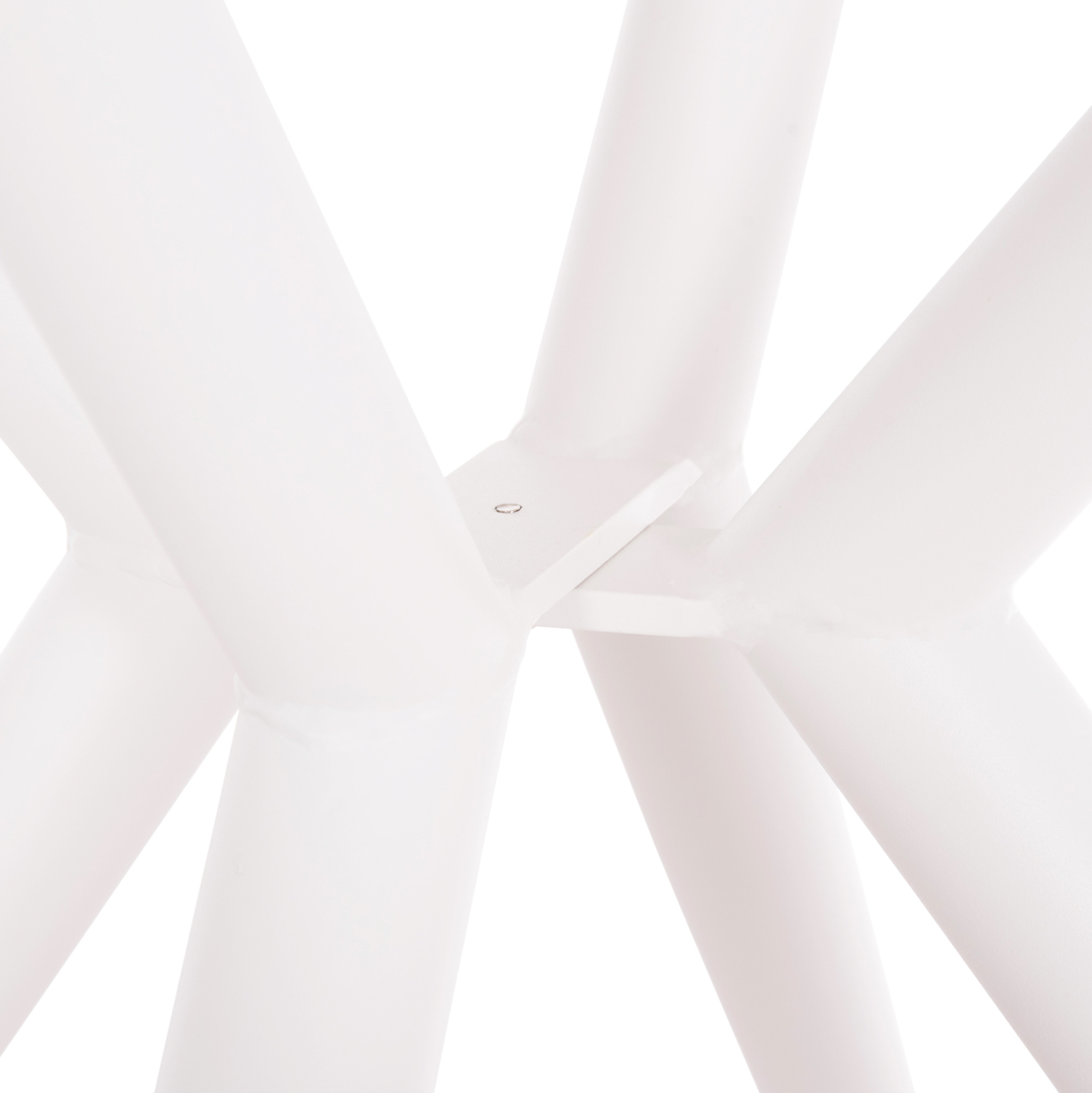 ΤΡΑΠΕΖΙ ΣΤΡΟΓΓΥΛΟ ΑΛΟΥΜΙΝΙΟΥ HIGER HM6289.02 ΛΕΥΚΟ Φ90x74Yεκ. 5