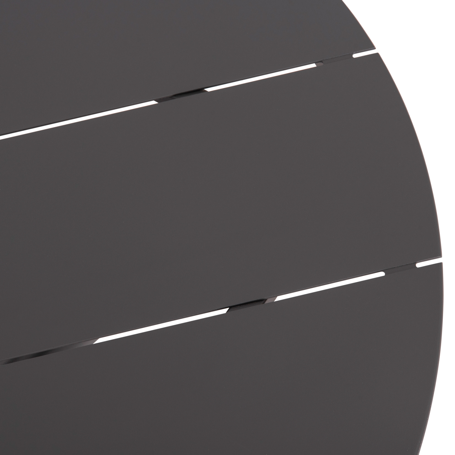 ΤΡΑΠΕΖΙ ΣΤΡΟΓΓΥΛΟ ΑΛΟΥΜΙΝΙΟΥ HIGER HM6289.01 ΓΚΡΙ Φ90x74Yεκ. 5