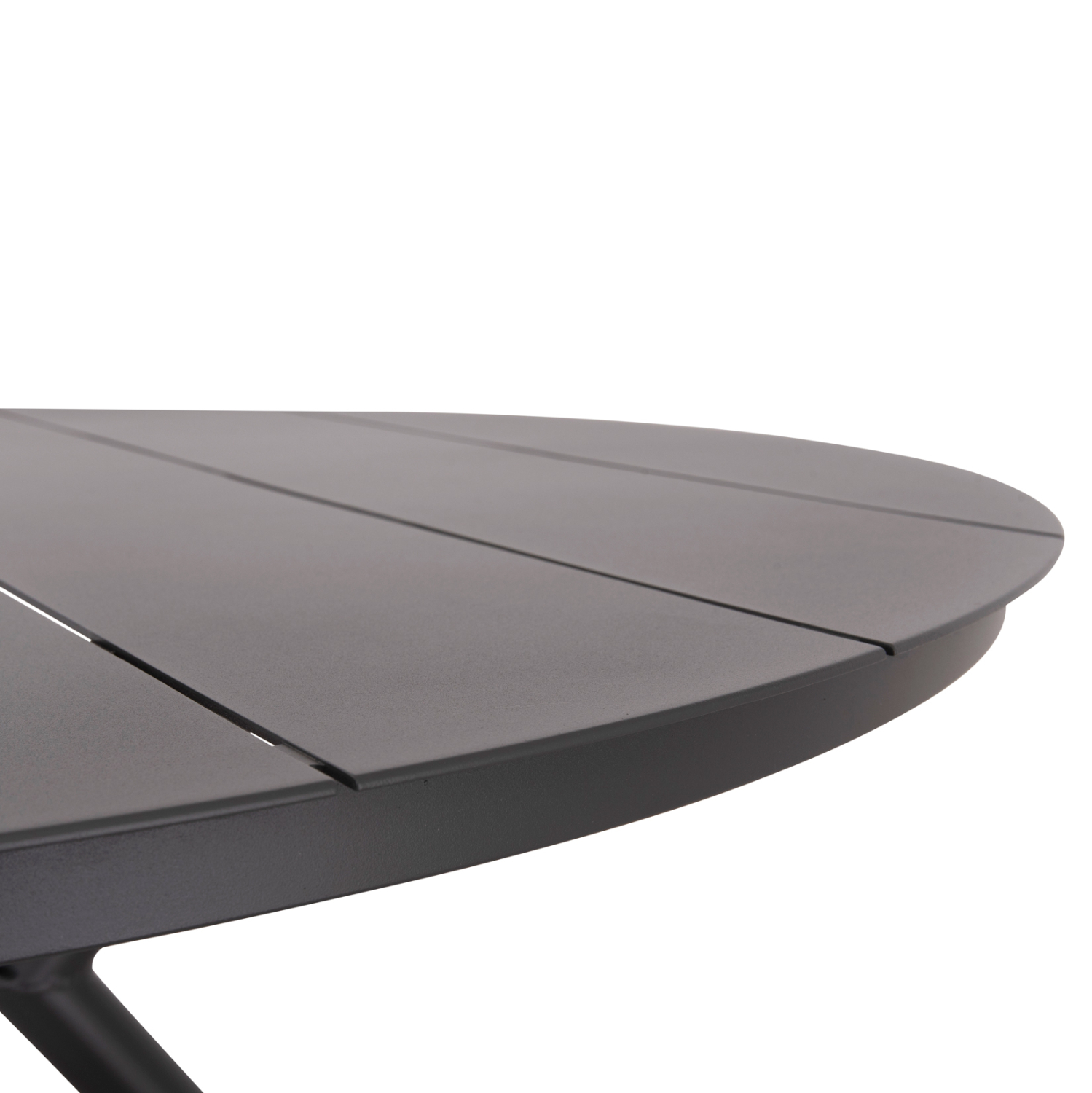 ΤΡΑΠΕΖΙ ΑΛΟΥΜΙΝΙΟΥ ΣΤΡΟΓΓΥΛΟ HIGER HM6290.01 ΓΚΡΙ Φ126x74Υεκ. 6