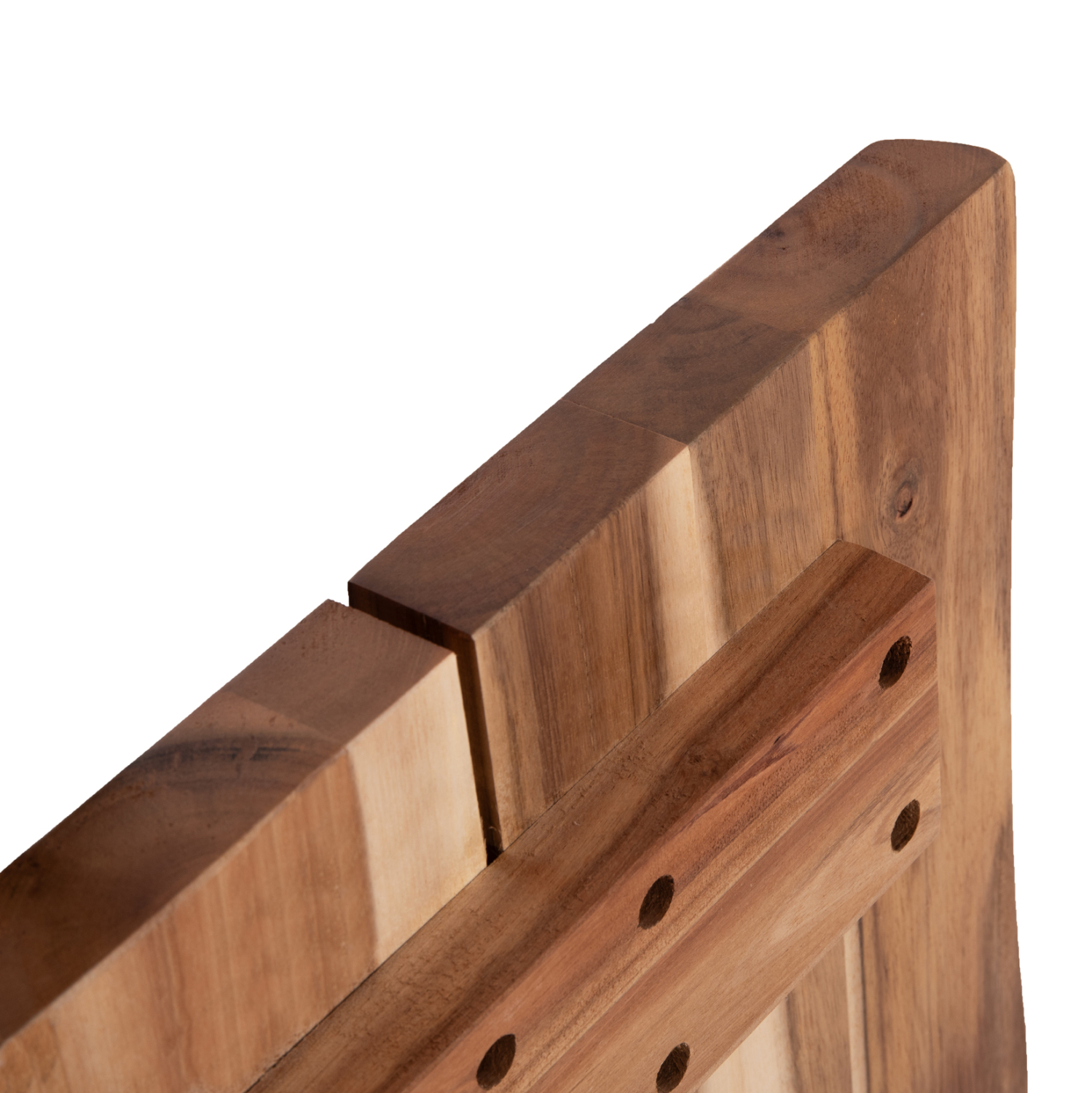 ΕΠΙΦΑΝΕΙΑ ΤΡΑΠΕΖΙΟΥ ΤΕΤΡΑΓΩΝΗ ΑΠΟ ΜΑΣΙΦ ΞΥΛΟ ΑΚΑΚΙΑΣ HM6300.01-- 80x80x3.5(πάχος) εκ. 7