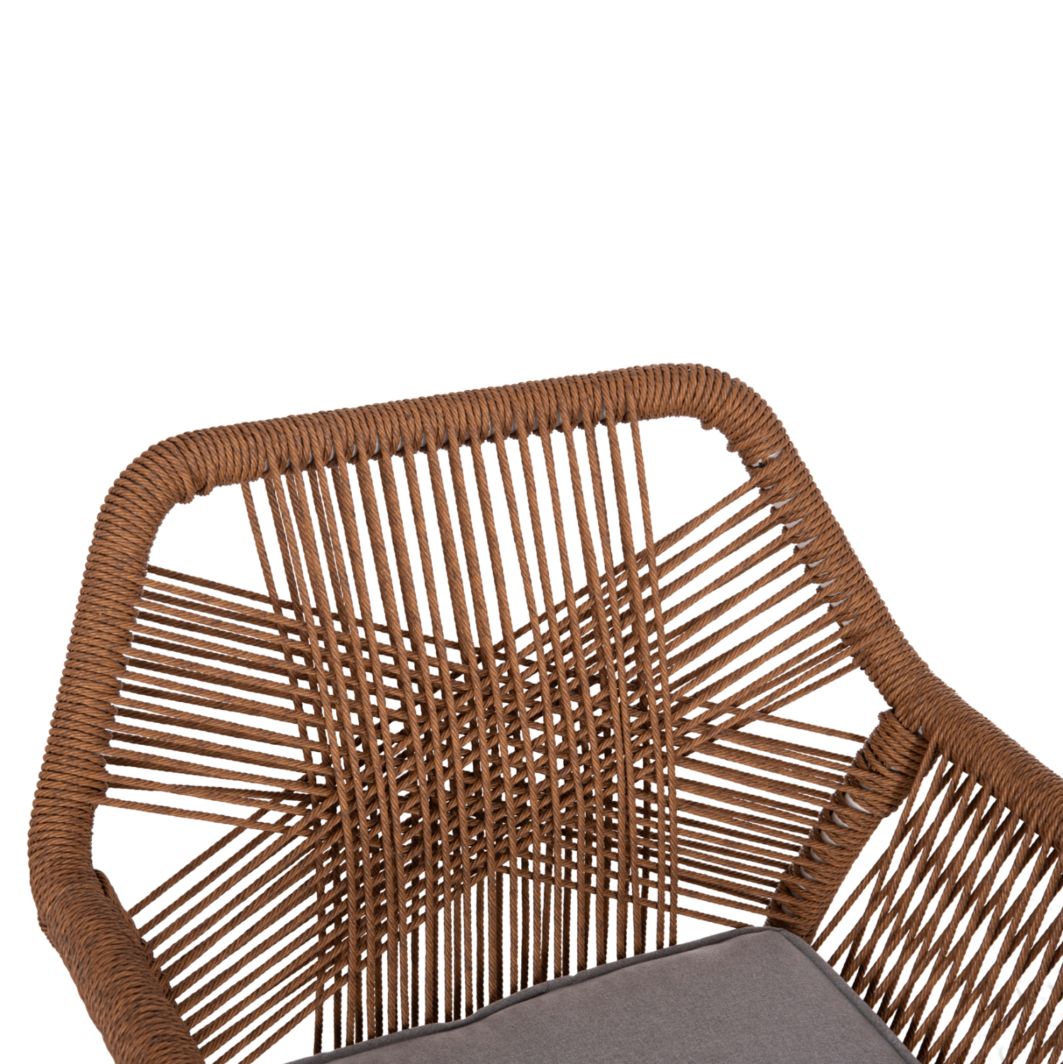 ΠΟΛΥΘΡΟΝΑ TOPIN HM6048.11 ΑΛΟΥΜΙΝΙΟ ΛΕΥΚΟ-P.E. RATTAN ΜΠΕΖ 59x63x81Υεκ 7