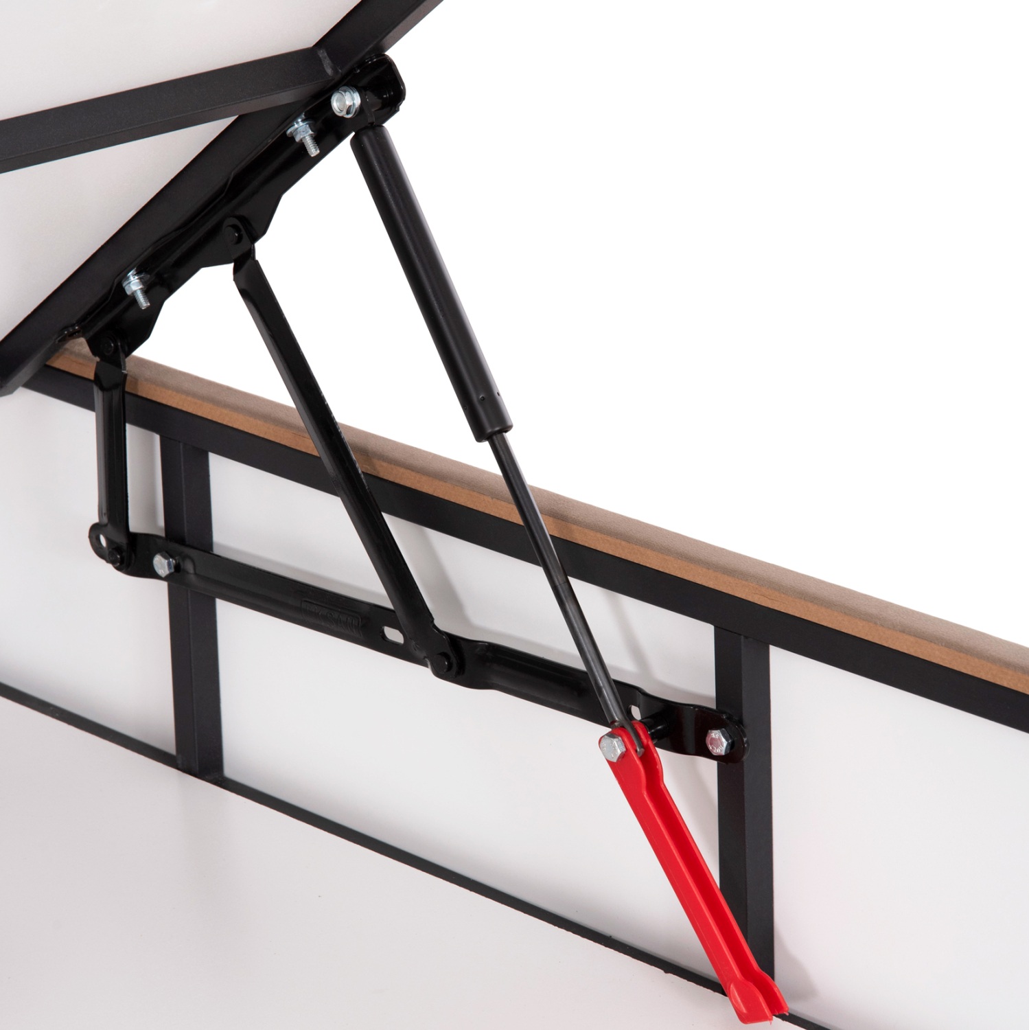 ΚΡEΒΑΤΙ ΜΕ ΑΠΟΘΗΚΕΥΤΙΚΟ ΧΩΡΟ DREAMLET HM716 ΜΠΕΖ ΒΕΛΟΥΔΟ- ΓΙΑ ΣΤΡΩΜΑ 160x200εκ. 7