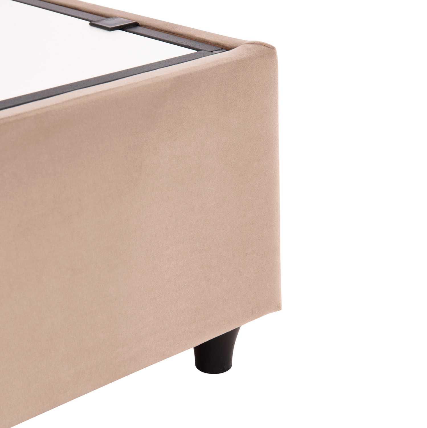 ΚΡEΒΑΤΙ ΜΕ ΑΠΟΘΗΚΕΥΤΙΚΟ ΧΩΡΟ DREAMLET HM716 ΜΠΕΖ ΒΕΛΟΥΔΟ- ΓΙΑ ΣΤΡΩΜΑ 160x200εκ. 8