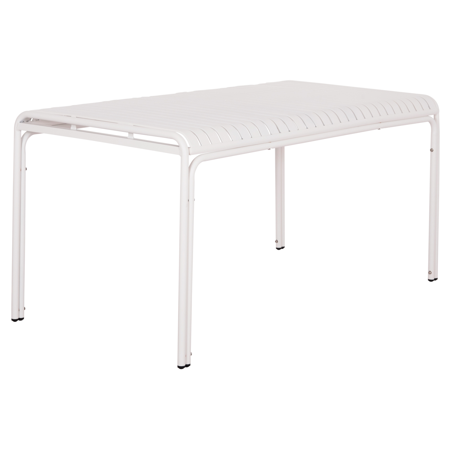 ΤΡΑΠΕΖΙ ΑΛΟΥΜΙΝΙΟΥ RACHEL HM6339.02 ΛΕΥΚΟ 150x80x75Υεκ. 4