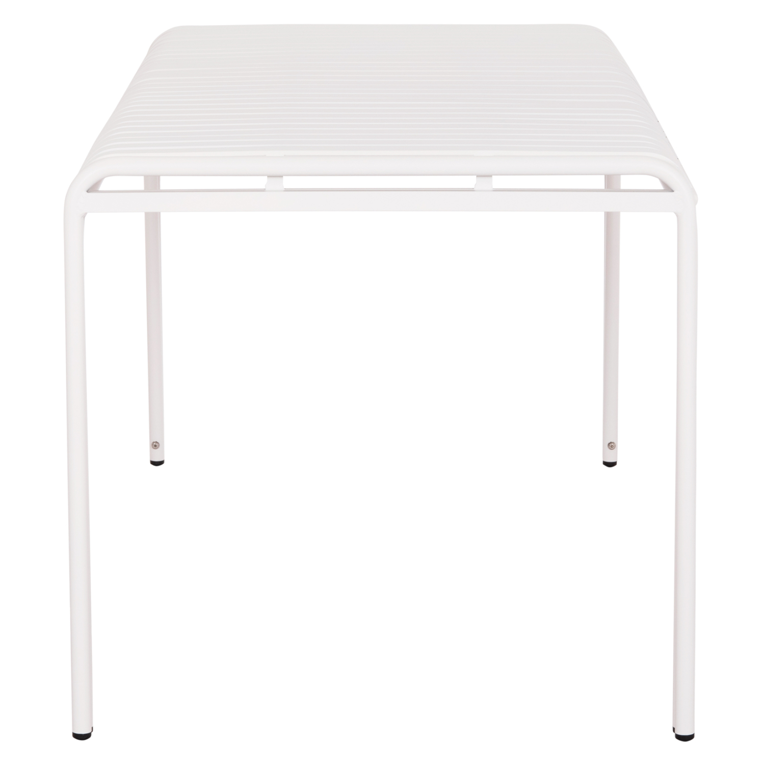 ΤΡΑΠΕΖΙ ΑΛΟΥΜΙΝΙΟΥ RACHEL HM6339.02 ΛΕΥΚΟ 150x80x75Υεκ. 5