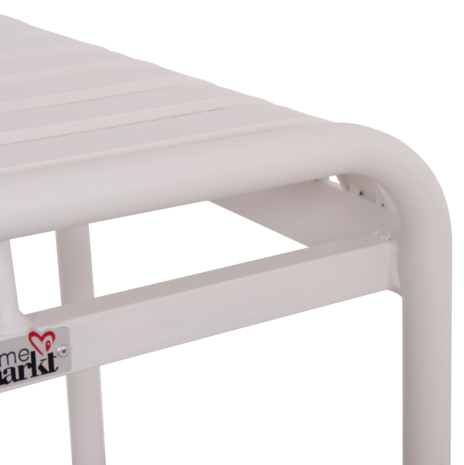 ΣΚΑΜΠΟ ΑΛΟΥΜΙΝΙΟΥ RACHEL HM6340.02 ΛΕΥΚΟ 45x45x46Υεκ. 10