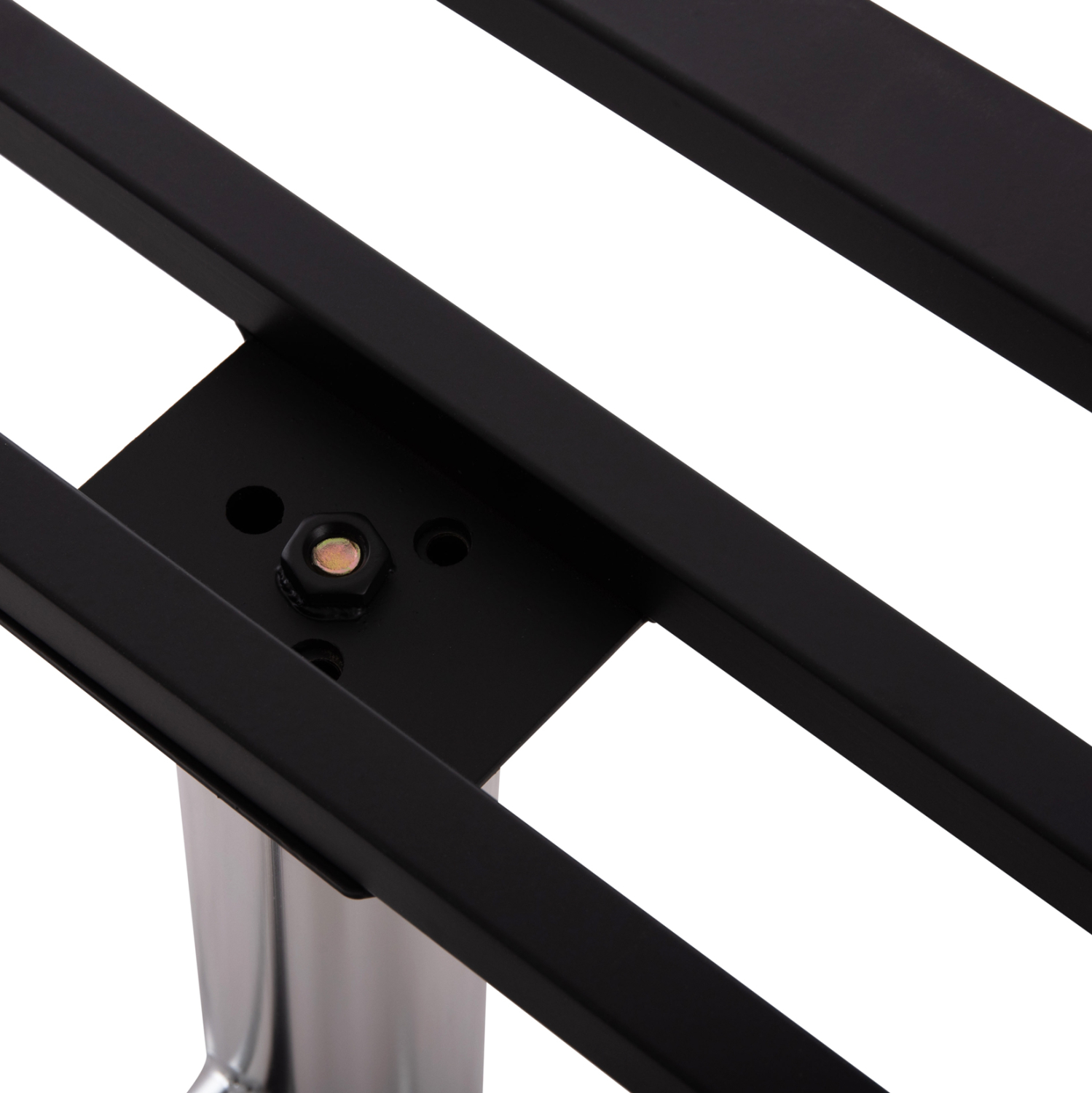 ΒΑΣΗ ΤΡΑΠΕΖΙΟΥ ΑΛΟΥΜΙΝΙΟΥ ΔΙΠΛΗ HM461.13 ΧΡΩΜΙΟΥ ΜΕ ΡΕΓΟΥΛΑΤΟΡΟΥΣ 100x60x73Υεκ. 10