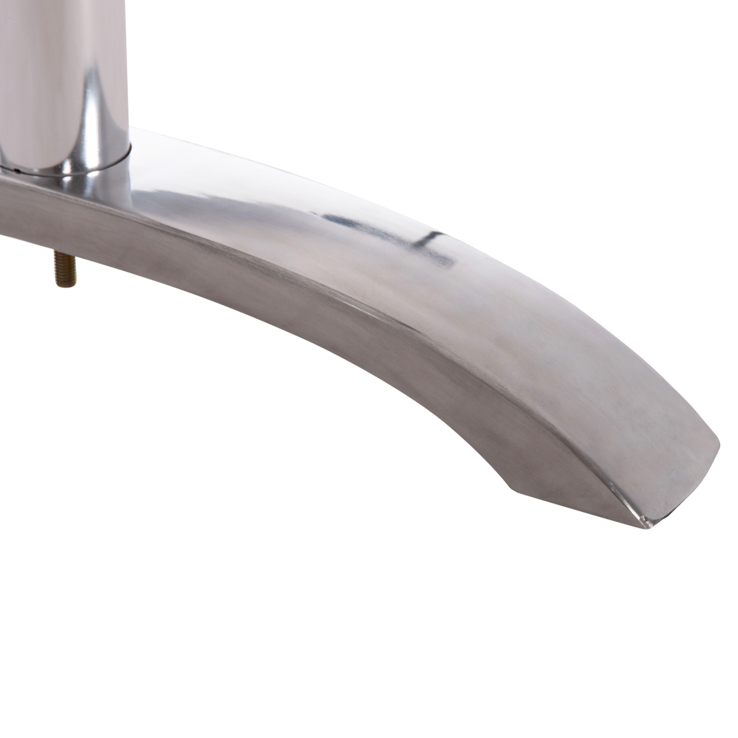 ΒΑΣΗ ΤΡΑΠΕΖΙΟΥ ΑΛΟΥΜΙΝΙΟΥ ΔΙΠΛΗ HM461.13 ΧΡΩΜΙΟΥ ΜΕ ΡΕΓΟΥΛΑΤΟΡΟΥΣ 100x60x73Υεκ. 8